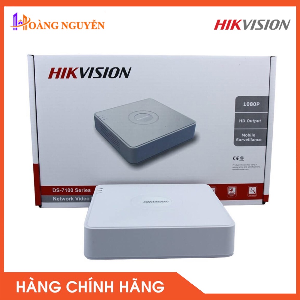 [NHÀ PHÂN PHỐI] Đầu ghi IP 4 kênh Hikvision DS-7104NI-Q1/4P chuẩn H.265+