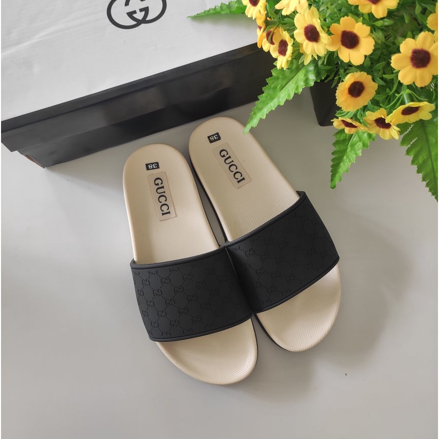 ⚡HÀNG SIÊU CẤP⚡ Dép quai ngang nam GC đế trắng quai xanh - Dép lê nam Hàn Quốc siêu đẹp