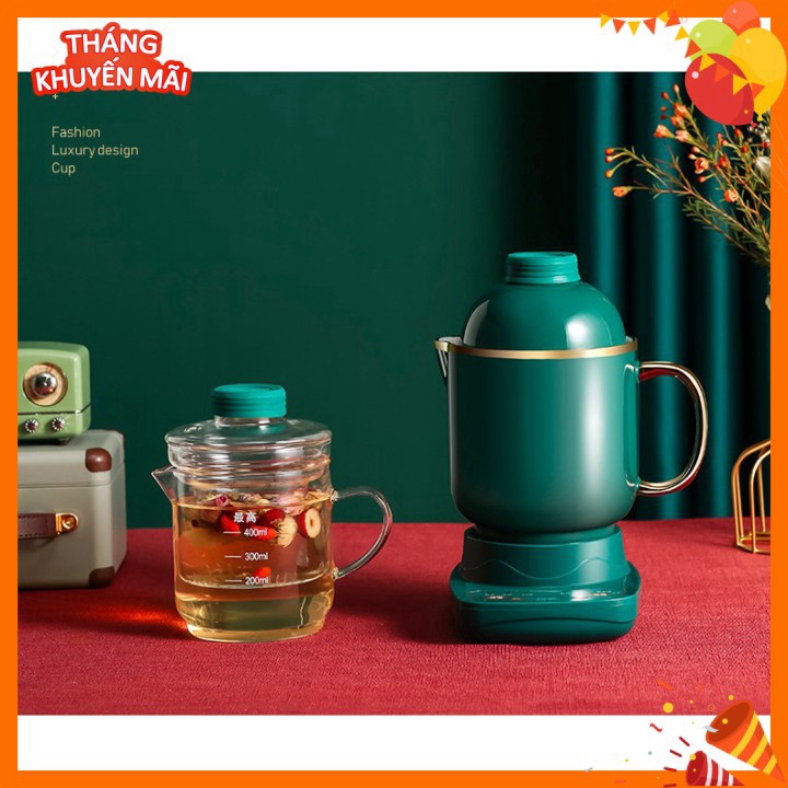 Bộ tách sứ chưng yến kèm đế điện cao cấp 1000ml