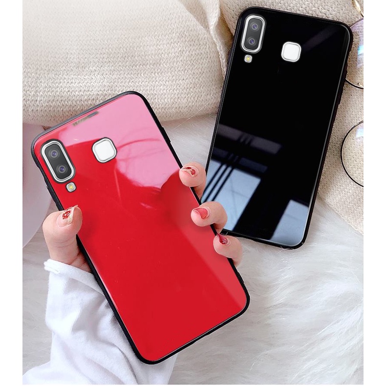 Ốp Lưng SAMSUNG GALAXY A8 STAR Mặt kính gương sáng bóng cao cấp