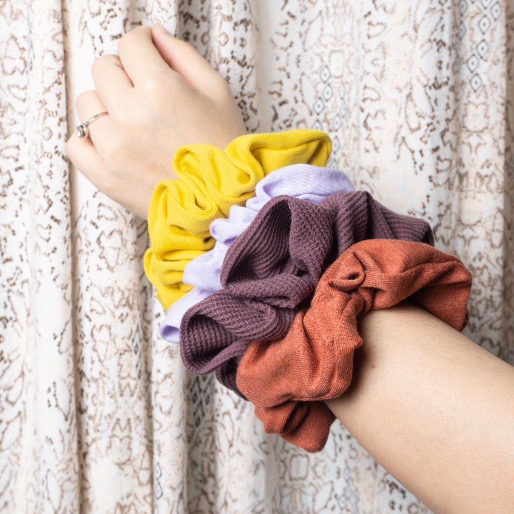 Dây Buộc Tóc, Cột Tóc Scrunchies Dễ Thương