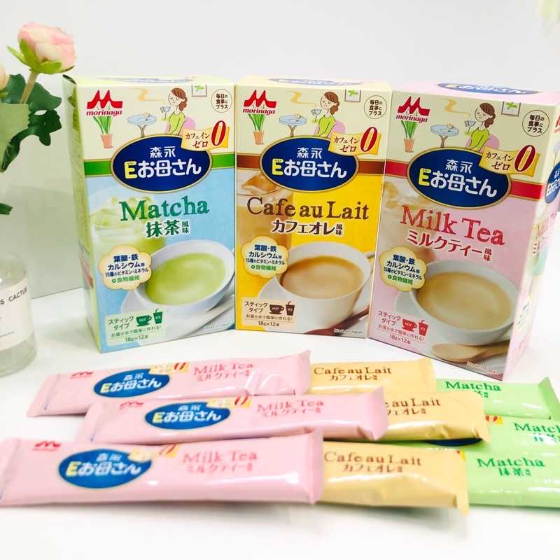 Sữa bầu Morinaga Nhật đủ vị - 12 gói x 18g