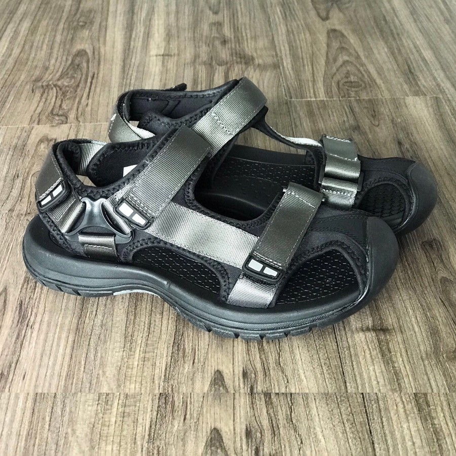 Giày sandal nam bít mũi quai dù có quai hậu cố định thích hợp mang dã ngoại đi phượt du lịch hiệu Rova RV25G