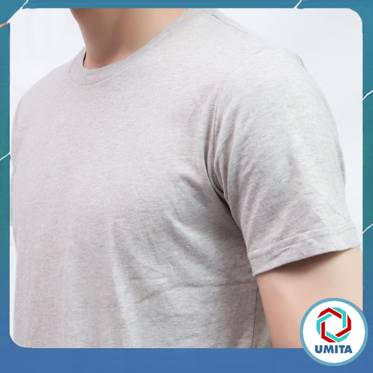 Áo Thun Nam Tay Ngắn Cổ Tròn Trơn Cotton AP61-35 - UMITA SHOP | BigBuy360 - bigbuy360.vn