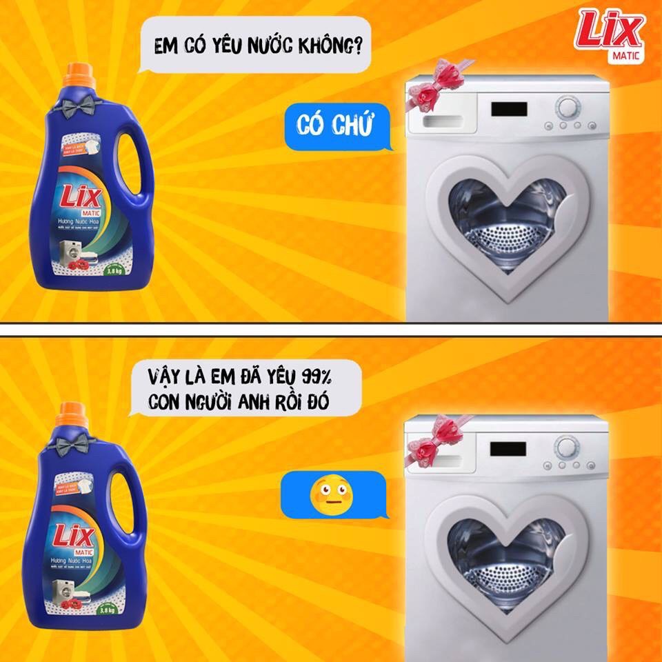 [HOT]Nước giặt Lix 3,6kg dùng cả giặt tay và giặt máy