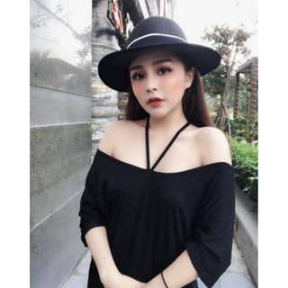 Váy trễ vai dây cổ 6 kiểu mặc [NEW]