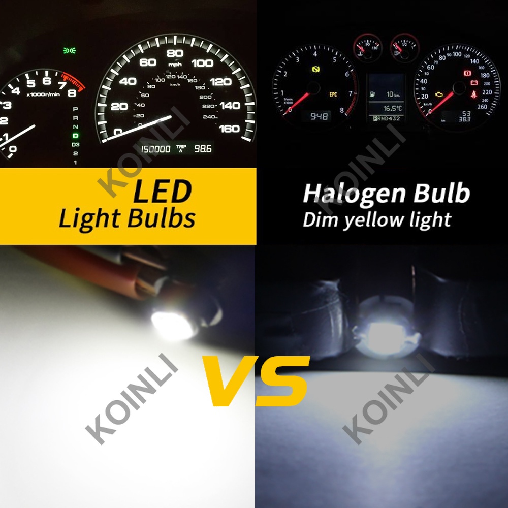 Bóng đèn LED T3 T4.2 T4.7 ánh sáng 3030 trắng dành cho bảng điều khiển xe hơi