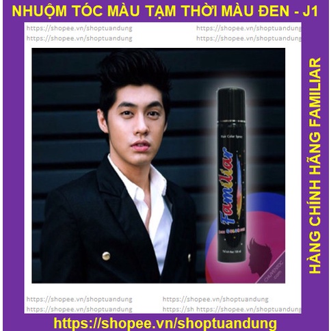 Keo xịt tóc Familiar 100ml màu đen J1