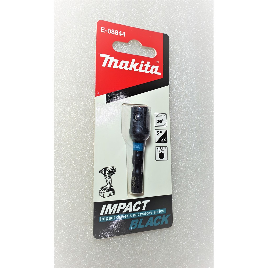 Đầu chuyển vặn vít sang bu lông 3/8&quot; 1/2&quot; Impact Black Makita - CHÍNH HÃNG SKU E-08844 E-08850