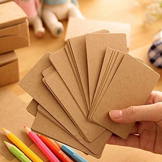 100 Tấm thiệp bằng giấy kraft