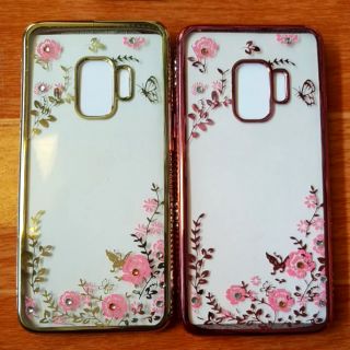 Ốp lưng Samsung S9/S9 Plus Dẻo viền si đính đá 3 hàng cao cấp
