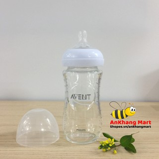 Bình sữa thuỷ tinh Avent Natural 240ml