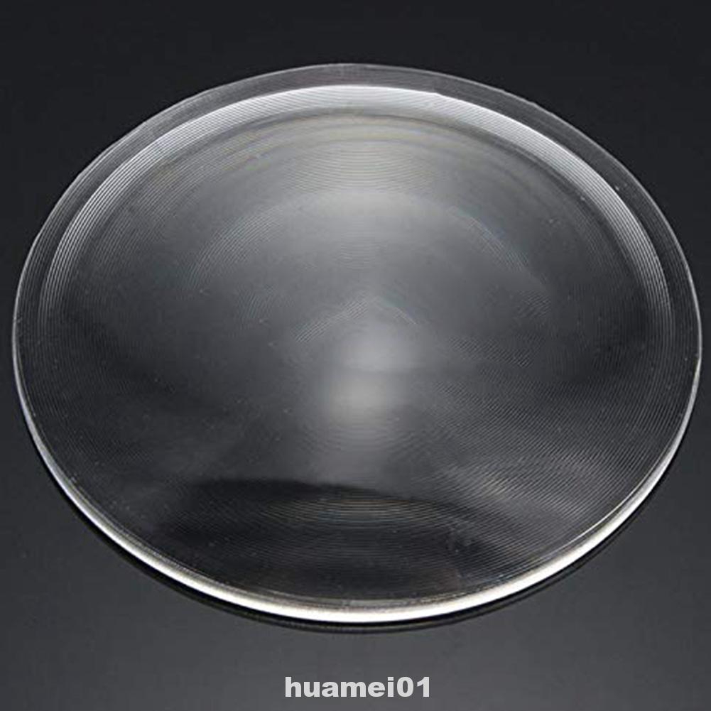 1 Pair 50x80mm Fresnel Lens VR Flat Transparent Round Replacement For Google Cardboard