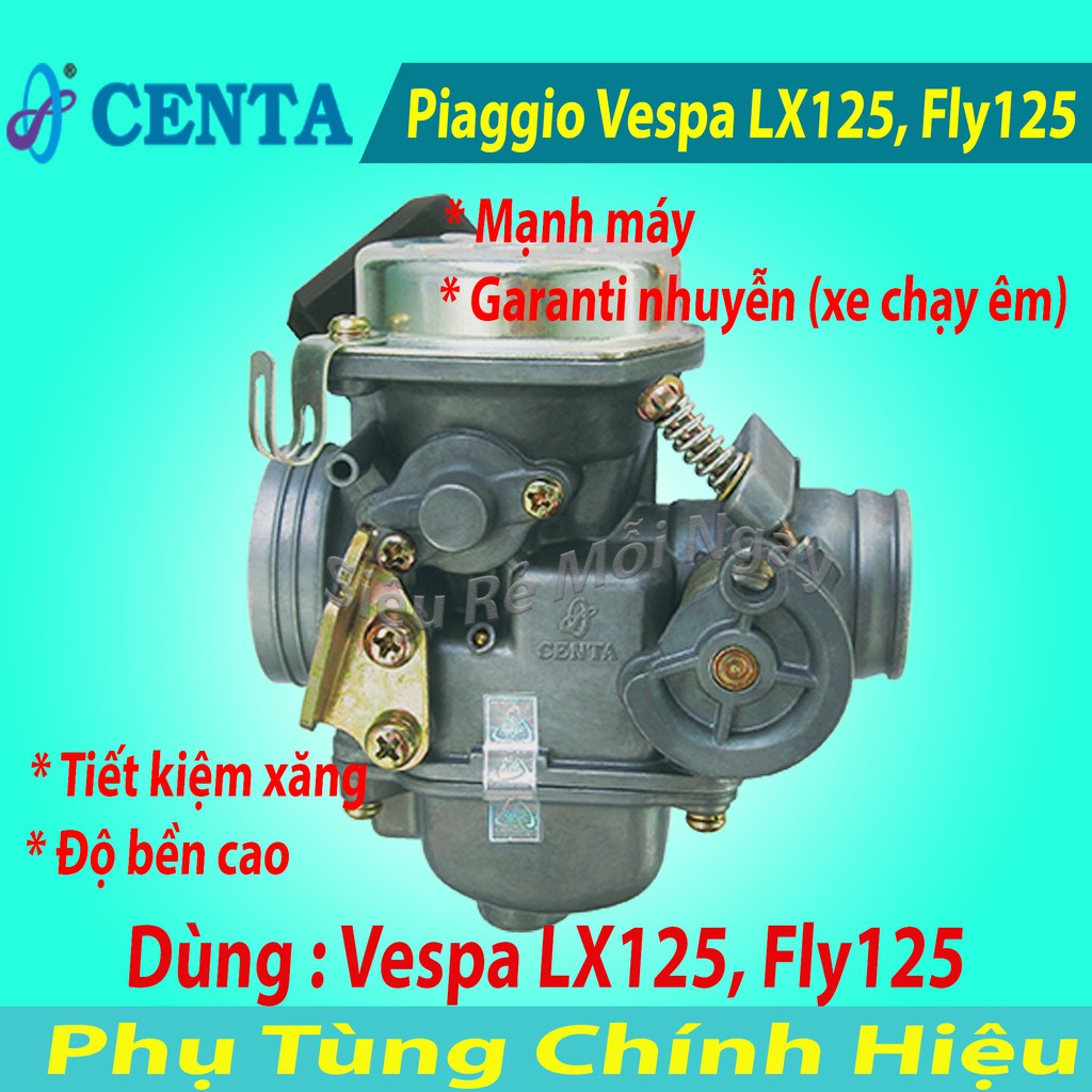 Bình Xăng Con xe Vespa LX 125 xăng cơ, Piaggio Fly 125 Tiết Kiệm Xăng