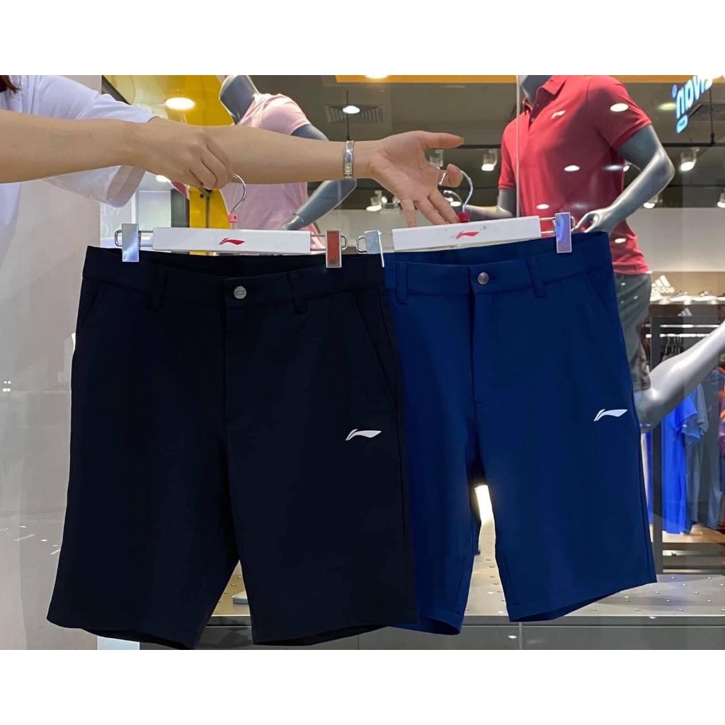 Quần short cạp cúc thể thao nam Lining