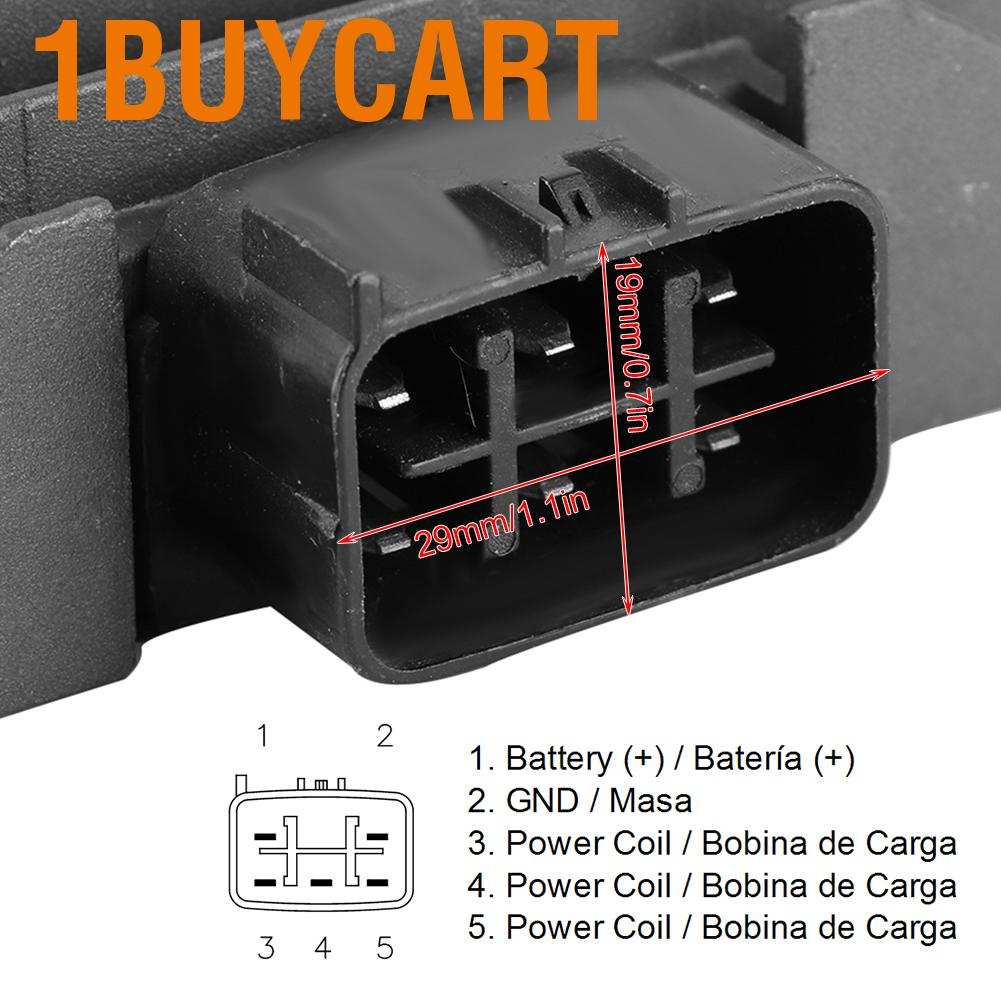 Bộ chỉnh lưu điện áp xe máy YHC 011 5bn 81960 00 + cho Yamaha Yfz450 / Xvs650 Yfm700