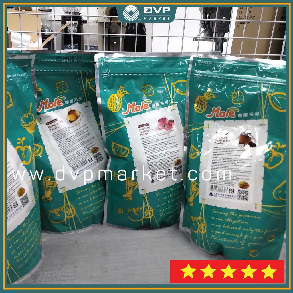 Bột Pudding Mole Đài Loan Vị Trứng Và Socola 100g . Nhựa HUYSUN