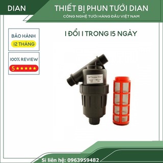 Lọc lưới phi 27mm, phi 34mm - Bộ lọc lưới cho hệ thống tưới cây tự động