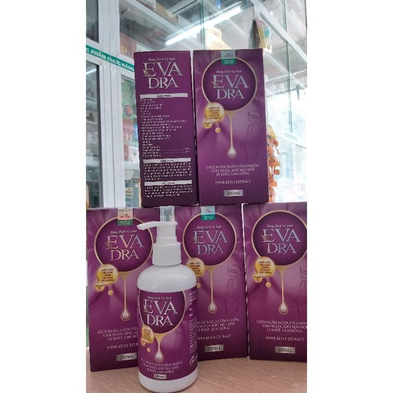 Dung dịch vệ sinh phụ nữ Eva Dra