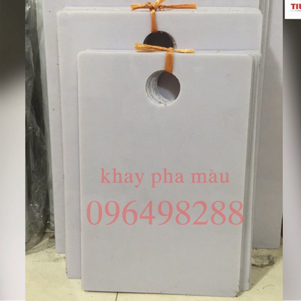 Khay nhựa🌈Palette pha màu chuyên dùng cho màu bột, acrylic, sơn dầu...️ nhiều kích cỡ