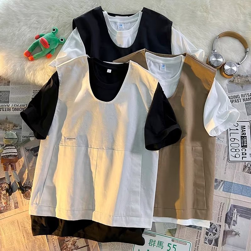 Áo Ba Lỗ Mỏng Phong Cách Nhật Bản Thời Trang Mùa Hè Dành Cho Nam M-3XL 3 Màu Cá Tính