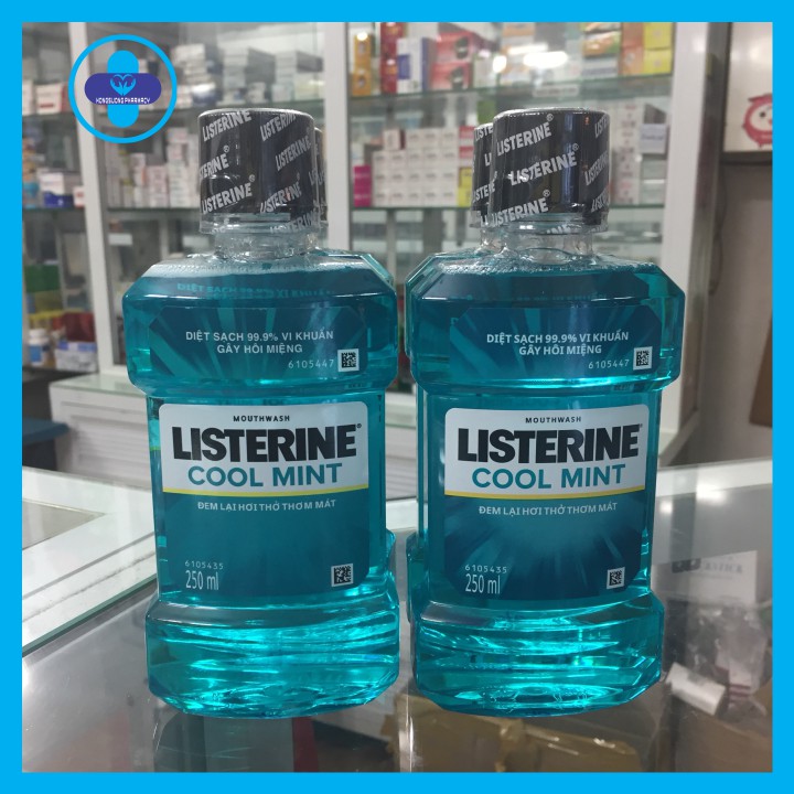 Nước Súc Miệng LISTERINE Cool Mint 250ml Xuất xứ Thái Lan