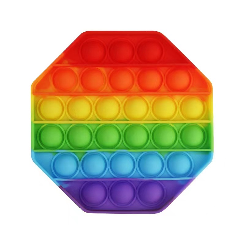 Pop It Fidget  Đồ chơi ấn đầu ngón tay, trò chơi giải nén, trò chơi giáo dục trẻ em
