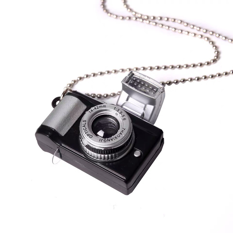 Vòng cổ Mặt Hình Máy Ảnh Mini Unisex DIY Độc Đáo
