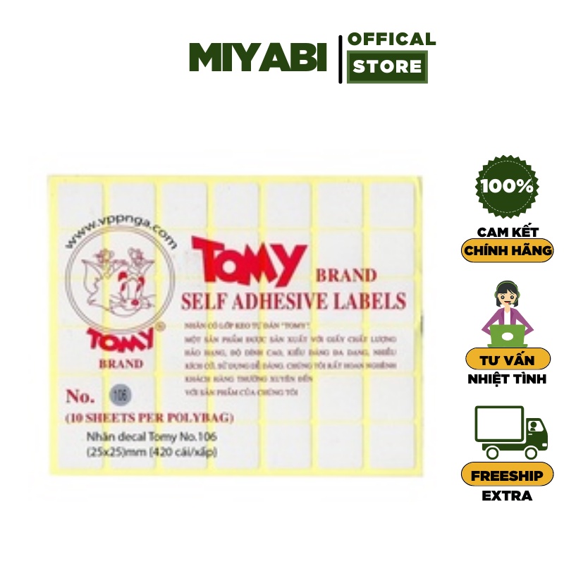 Giấy deCan Tomy 104, 117, 107, 123, 122, 116,112, 113, 119 (chính hãng)