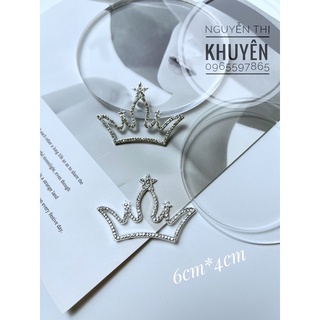 Vương miện mạ kim 6*4cm