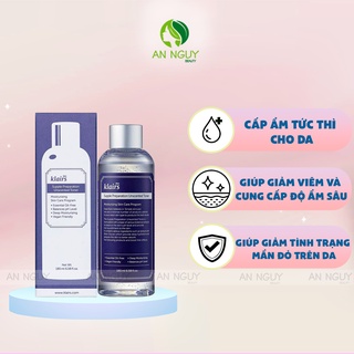 Nước hoa hồng klairs unscented toner dưỡng ẩm, làm mềm da cho da nhạy cảm 180ml