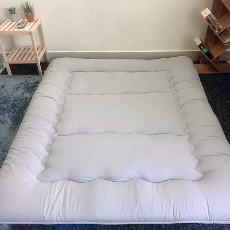 Nệm Topper, đệm bông trải sàn xuất Nhật, Đệm topper bông gòn xuất Nhật cao cấp , đủ kích thước