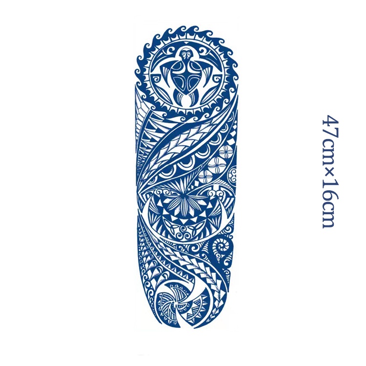 Hình Xăm Dán Tạm Thời Lâu Trôi Chống Thấm Nước 15 Ngày; 47cm * 16cm