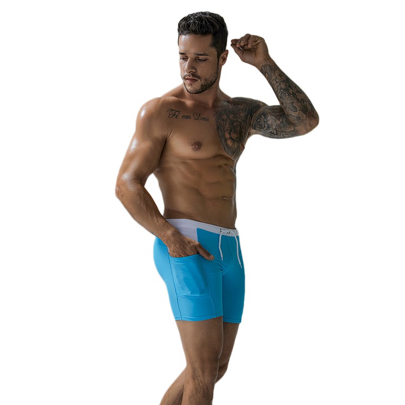 Quần bơi nam boxer có túi Sportslink deenyt a0113-1