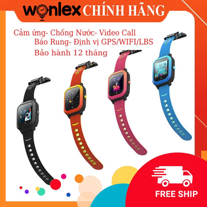 [𝙁𝙍𝙀𝙀 𝙎𝙃𝙄𝙋]⚡ Đồng Hồ Định Vị Wonlex KT20 Rung, Video Call, Chống Nước