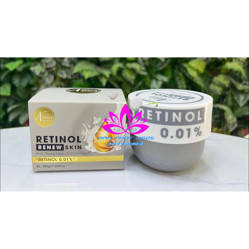 (TẶNG Ủ) Kem Body Retinol Thượng Hạng - Thanh Nhi Nicos 200Gram