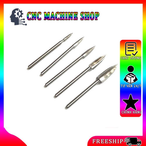 Mũi Bẹt Tạo Hình Gỗ được làm từ thép gió cán 3mm size 3,4,5,6,8 sử dụng máy cốt 3