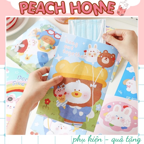 [25 Mẫu] Túi Giấy Mini Đựng Quà Scrunchies Bánh Kẹo Size 15x21cm Dễ Thương Túi Kraft Gói Hàng Son Caro Cute Giá Rẻ Xinh