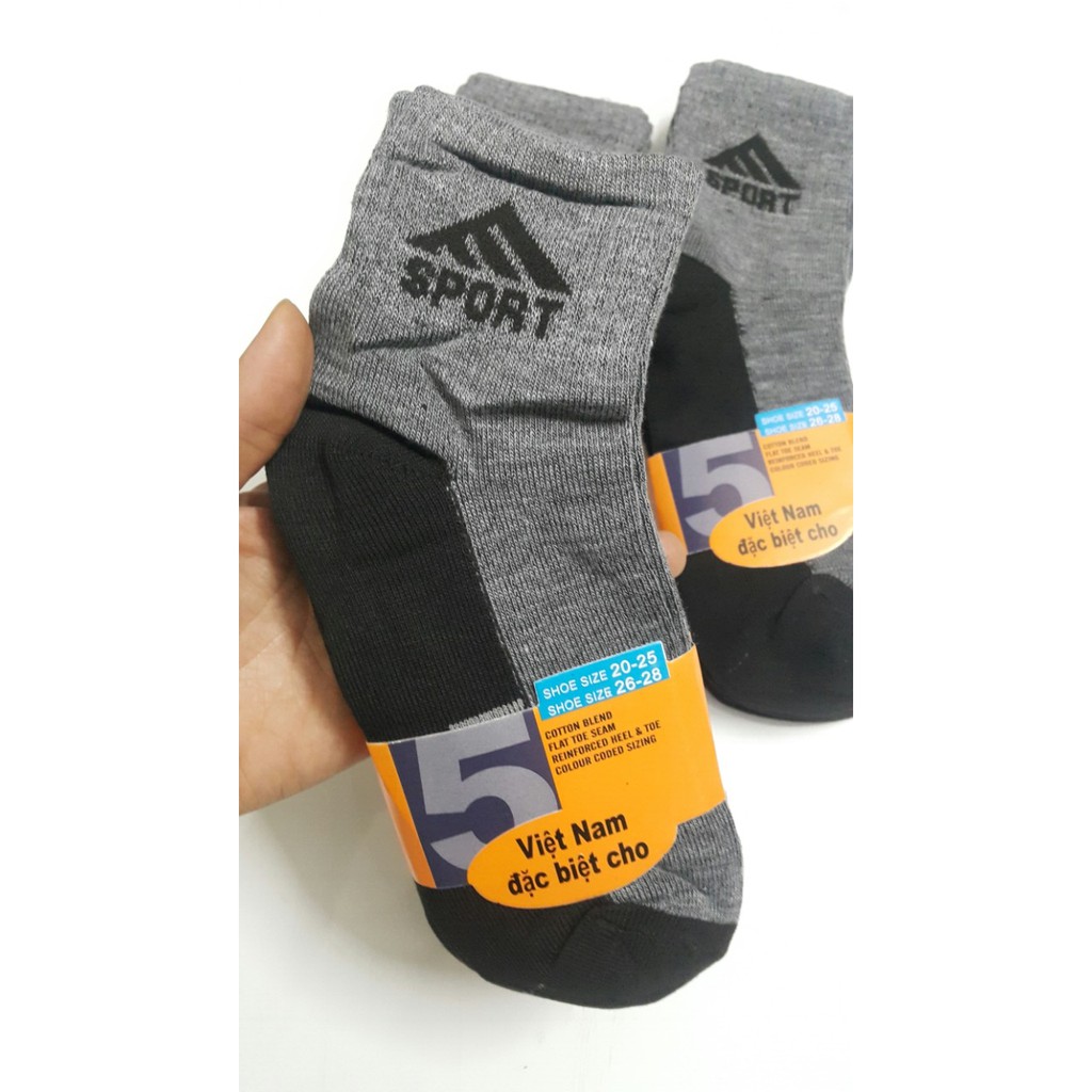 Combo 5 đôi tất nam cổ cao Spot