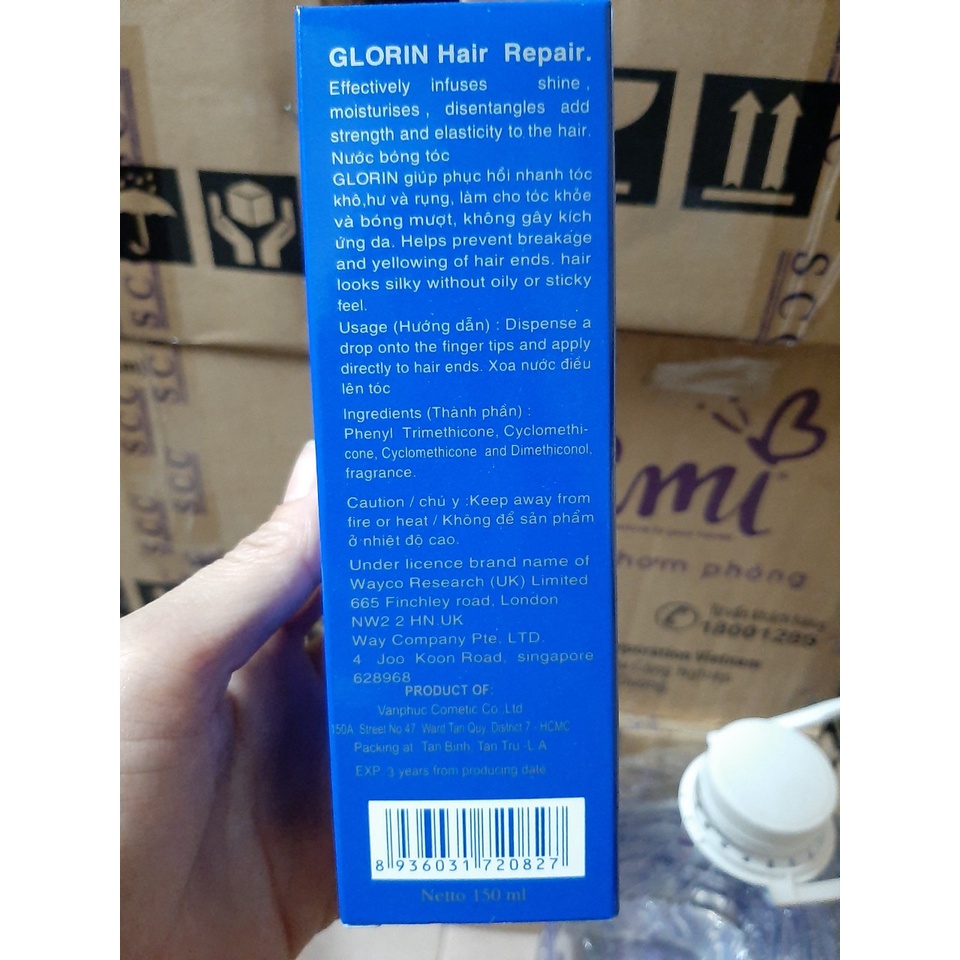 Nước (Dầu) Bóng Tóc GLORIN Hair Repair 150ml