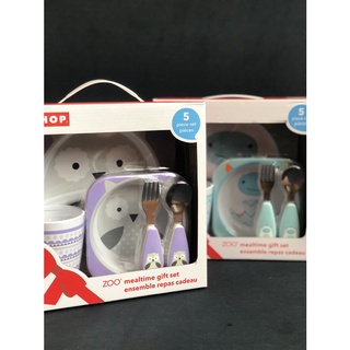 Bộ combo ăn dặm Skip Hop ZOO Winter Melamine Gift Set - Chính hãng nhập Mỹ Skiphop