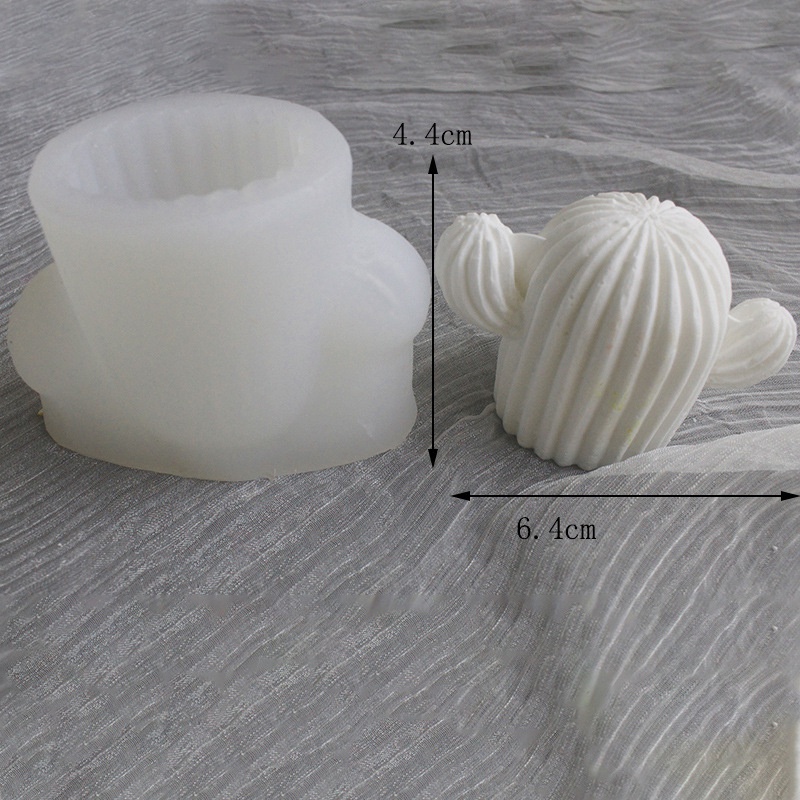 Khuôn Silicone Tạo Hình Cây Xương Rồng Trang Trí Bánh DIY