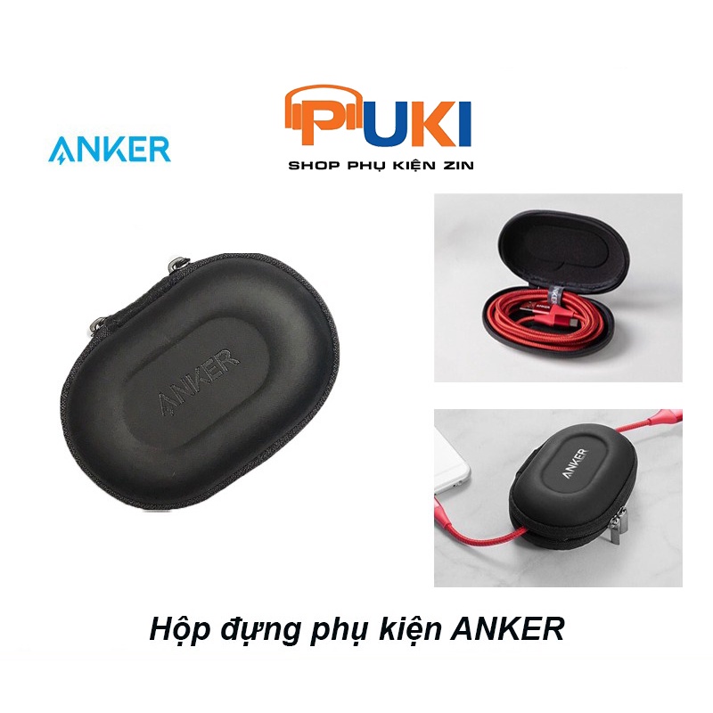 Hộp đựng phụ kiện điện thoại (sạc, cáp. tai nghe) Anker