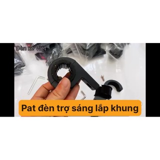 Pat gắn đèn trợ sáng lắp khung xe phân khối lớn - Đèn xe Việt
