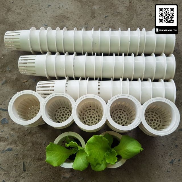 Set 100 rọ nhựa trồng thủy canh chuyên dụng, phù hợp lỗ khoét 55-57cm