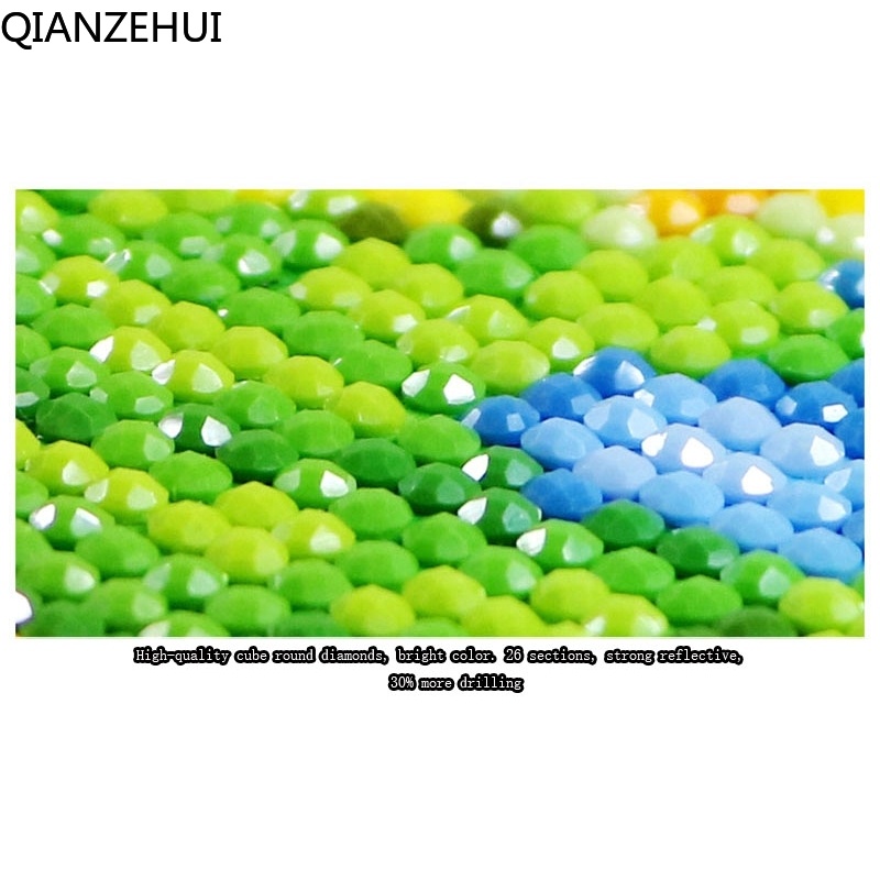 Tranh Đính Đá Kim Cương Toàn Bộ Hạt Tròn Tự Làm Hình Quan Âm Cho Trẻ Em Bộ Tranh Đính Đá Tự Làm Hình Phật Giáo Trang Trí Nhà Cửa