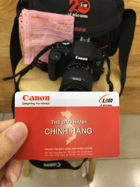 🔥Máy ảnh Canon EOS 750D + Lens 18-55mm STM- BH chính hãng LBM dài