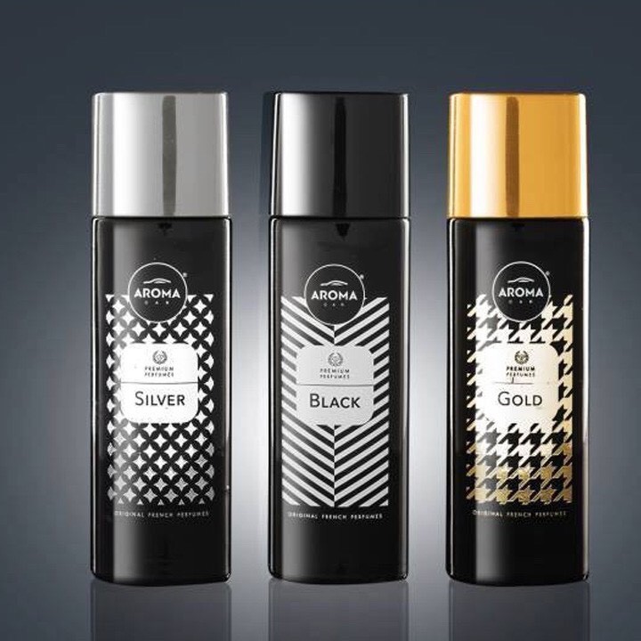 Nước hoa ô tô Aroma Car Prestige Spray Dạng Xịt 50ml - Có kèm lá thơm theo mùi