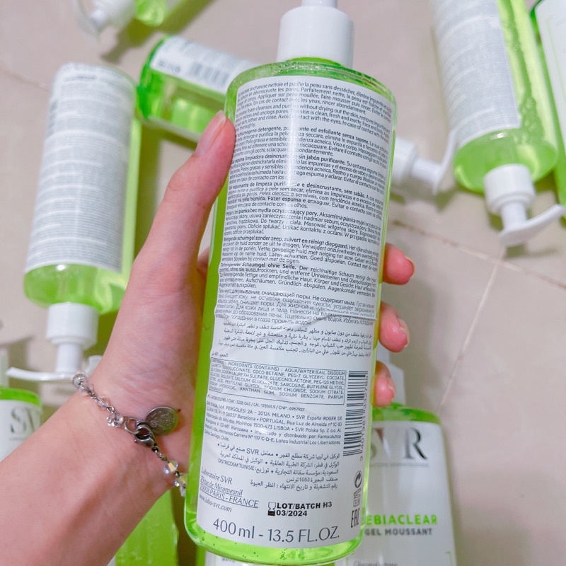 Sữa Rửa Mặt Cho Da Dầu, Mụn Sebiaclear Gel Moussant 400ml | BigBuy360 - bigbuy360.vn