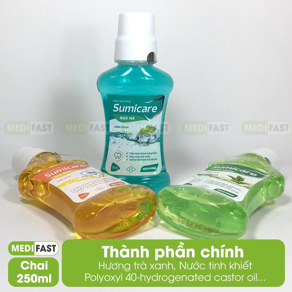 Nước súc miệng sumicare - hết hôi miệng - chai 250ml - ảnh sản phẩm 5